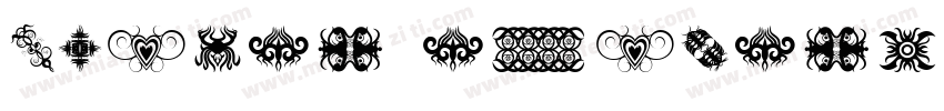 Tribal Animals Tattoo Designs字体转换